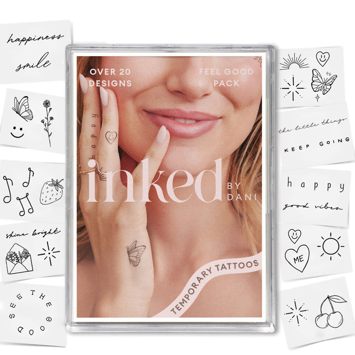 Feel Good Temporary Tattoo Pack