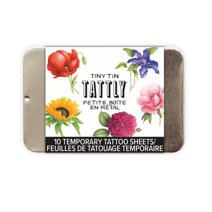 Mini Bouquet Tattly Temporary Tattoos Tiny Tin