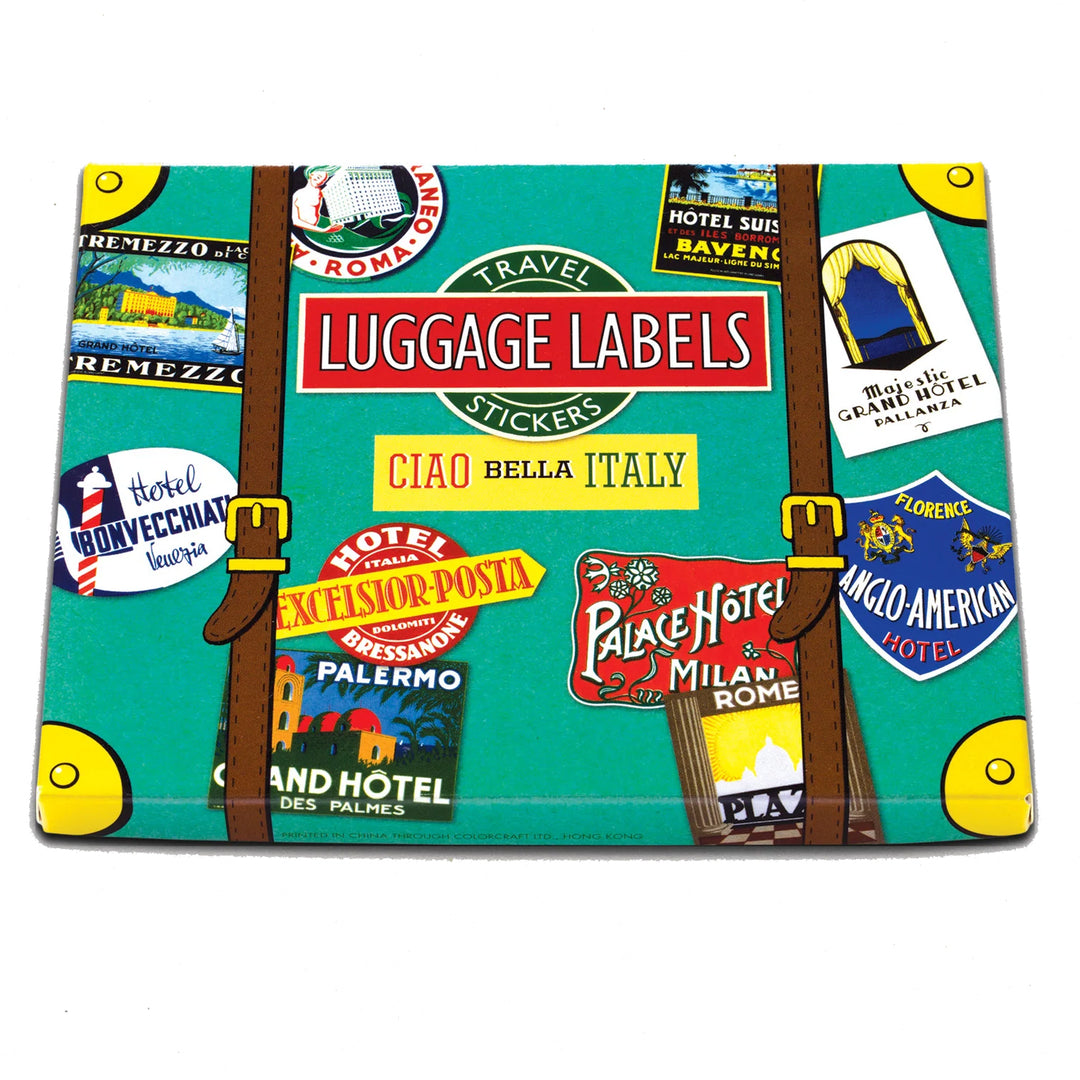 Ciao Bella Italy Vintage Luggage Label Stickers