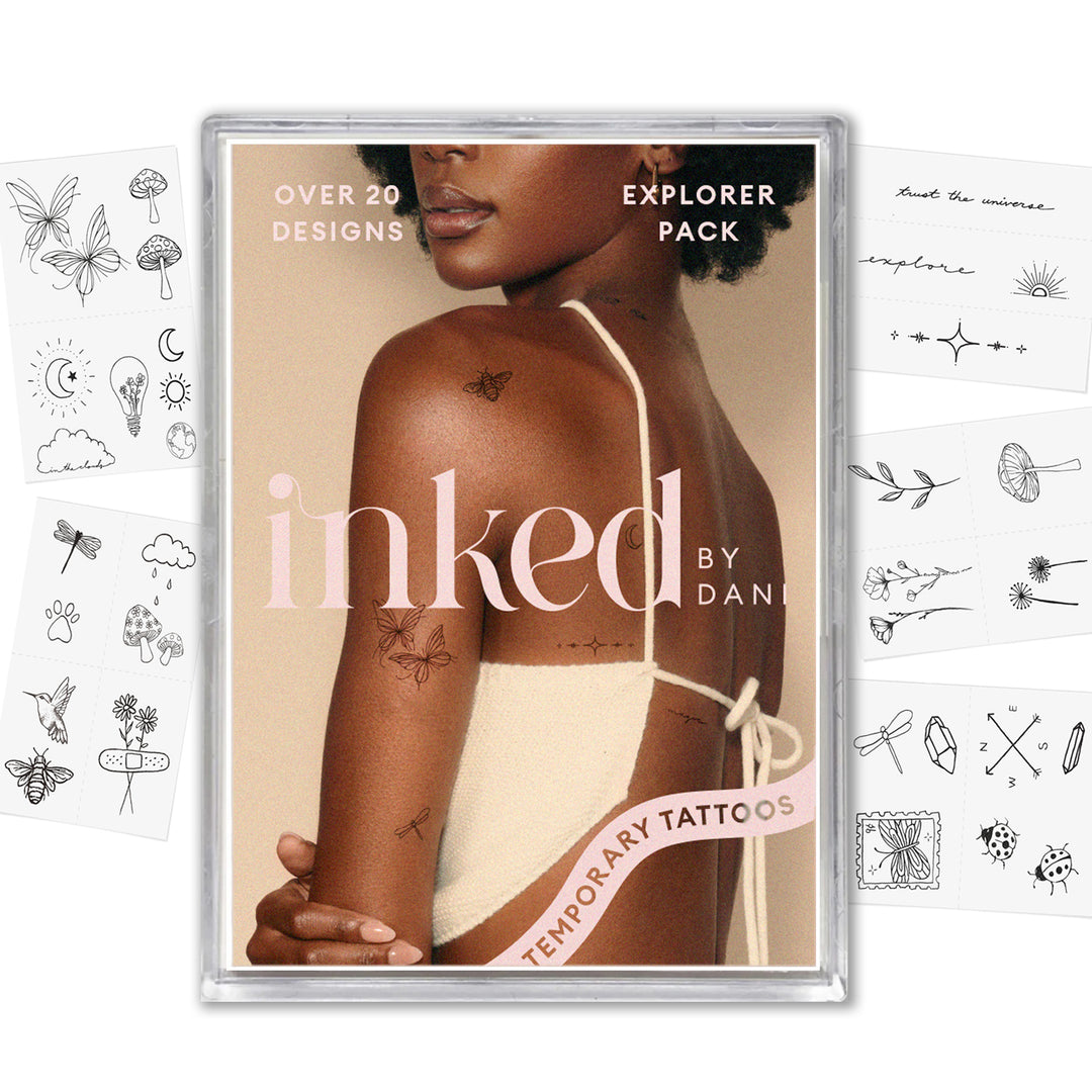 Explorer Temporary Tattoo Pack