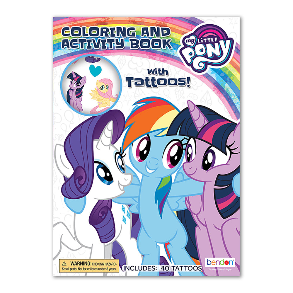My Little Pony  Coloring And Activity Book with Tattoos