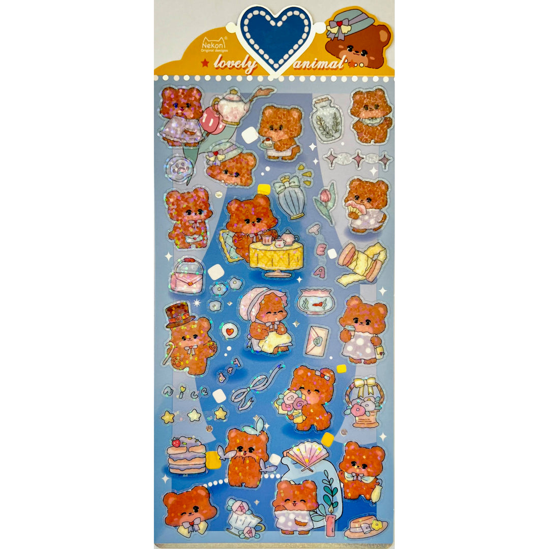 Bear Party Stickers