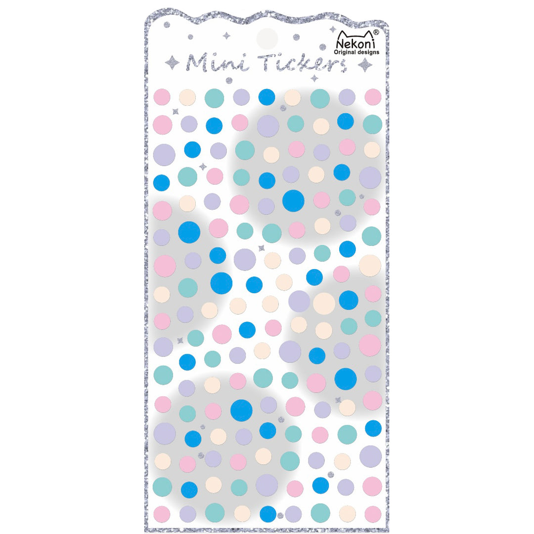 Mini Multicolor Circle Stickers