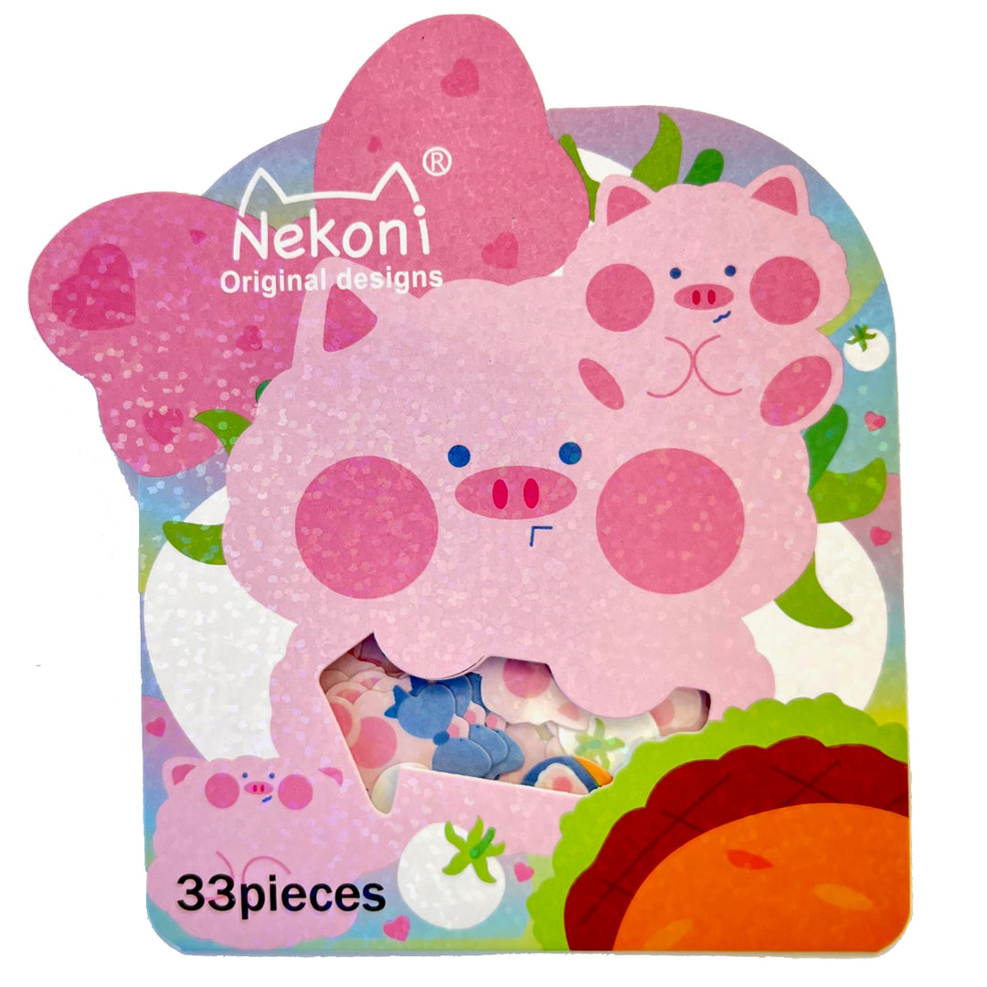Pig Stickers Bag