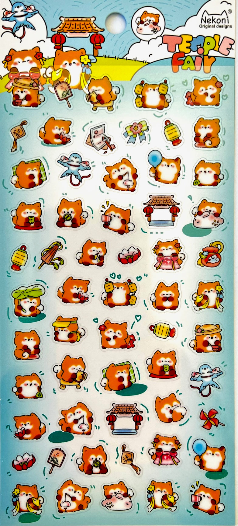 Fox Party Stickers