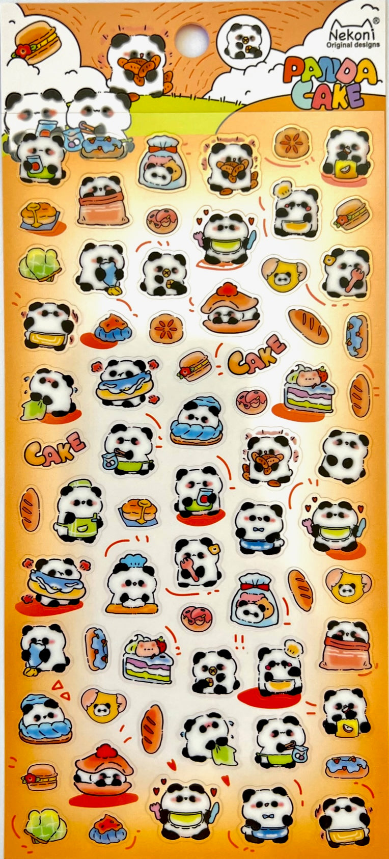 Panda Party Stickers
