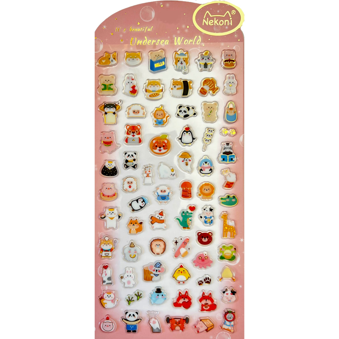 Animal Party Stickers