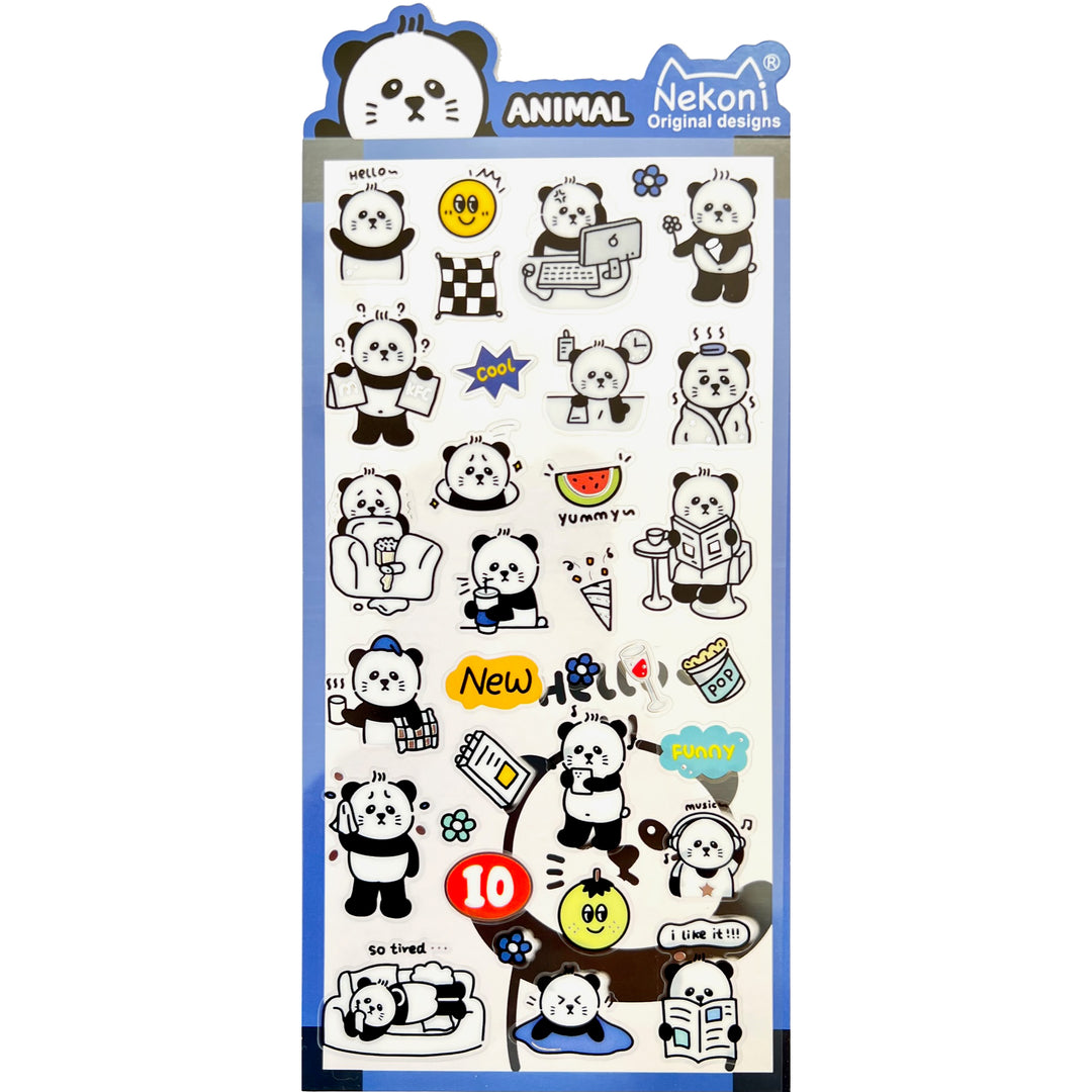 Panda Animal Stickers