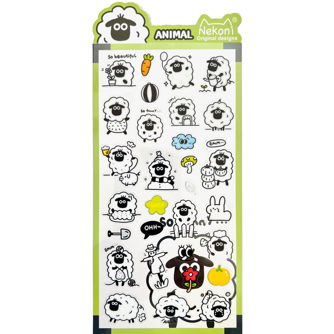 Cartoon Sheep Stickers