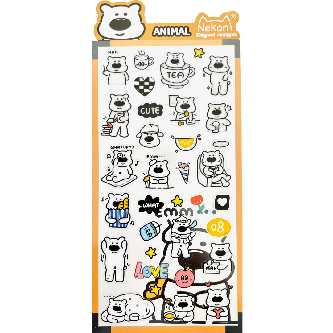 Bear Animal Stickers