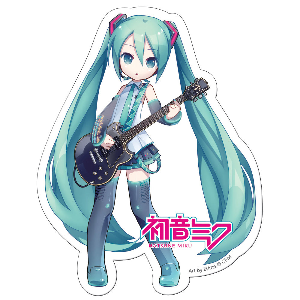Hatsune Miku Guitar Vinyl Sticker Decal