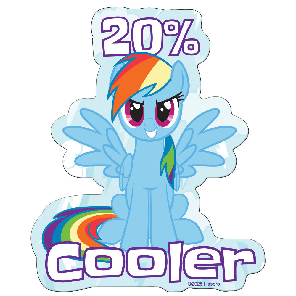 My Little Pony 20 Percent Cooler Vinyl Sticker Decal