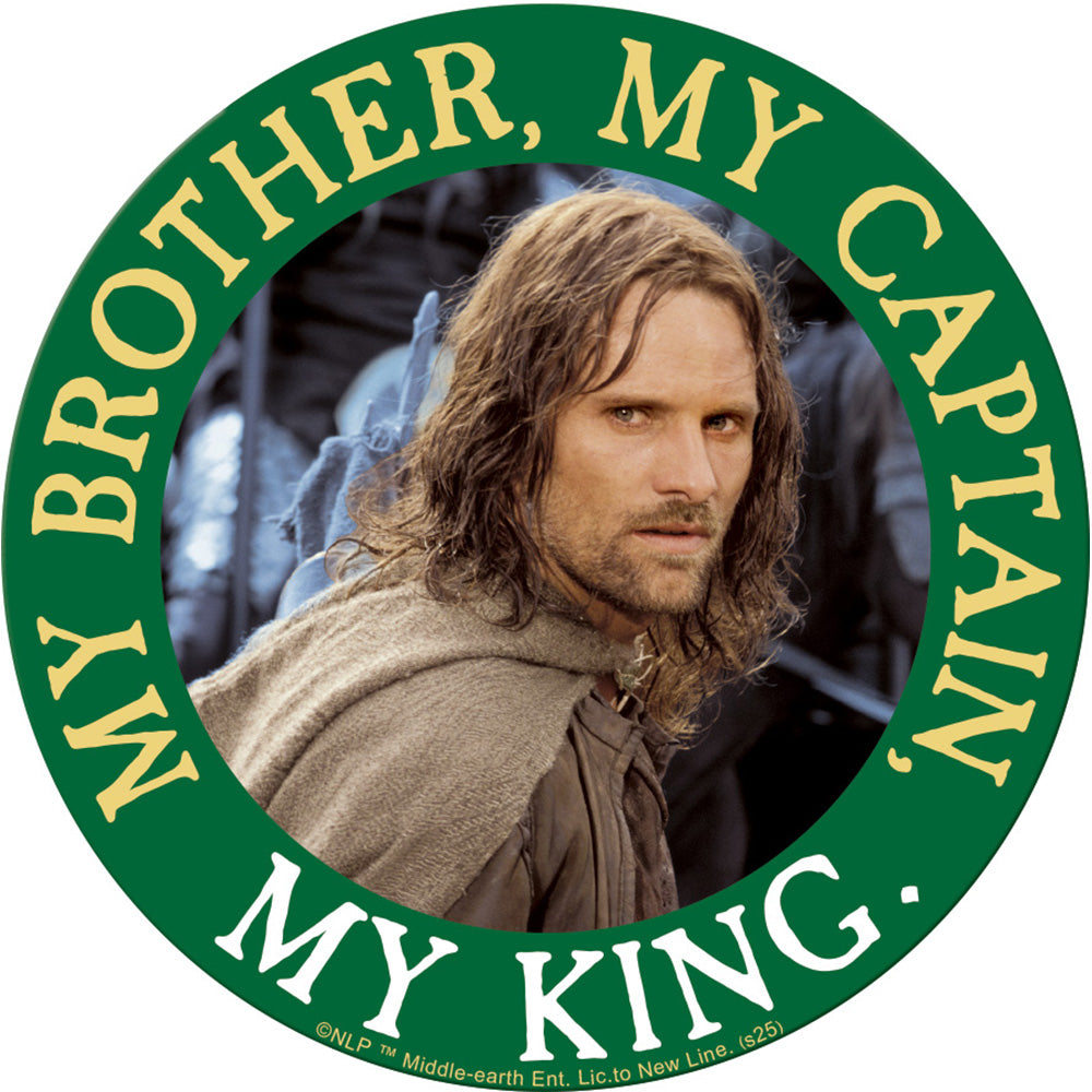 Lord of the Rings My Brother, Captain, King Vinyl Sticker Decal