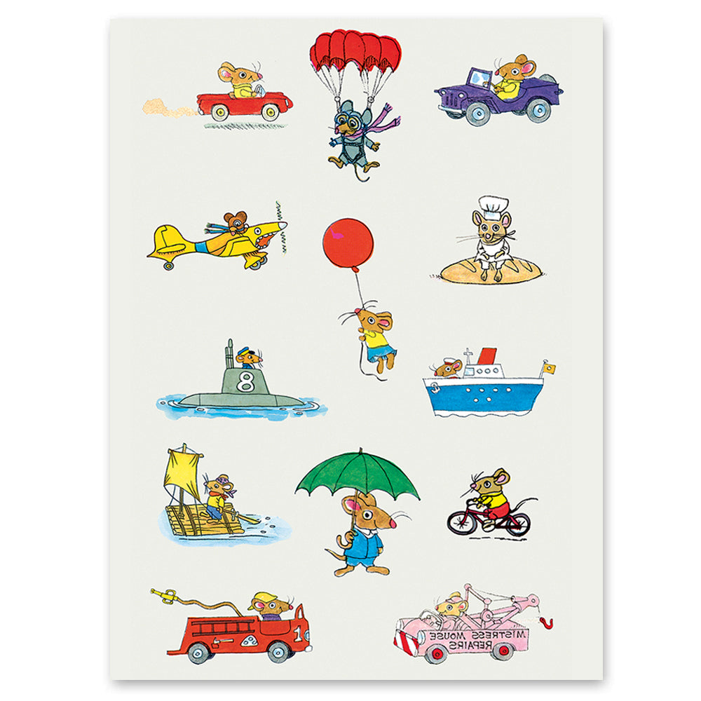 Busy World Mice Tattly Temporary Tattoos Sheets