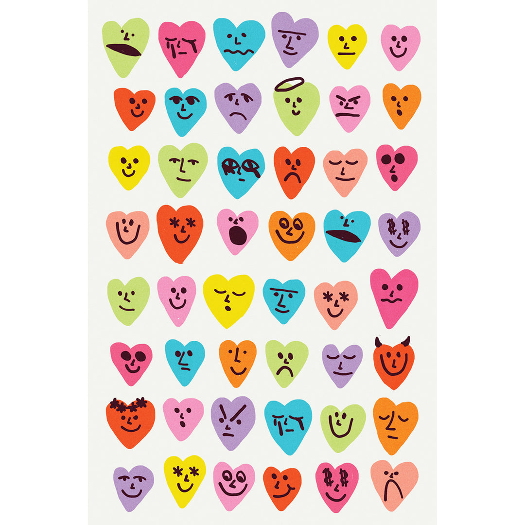 Conversation Hearts Tattly Temporary Tattoo Sheets