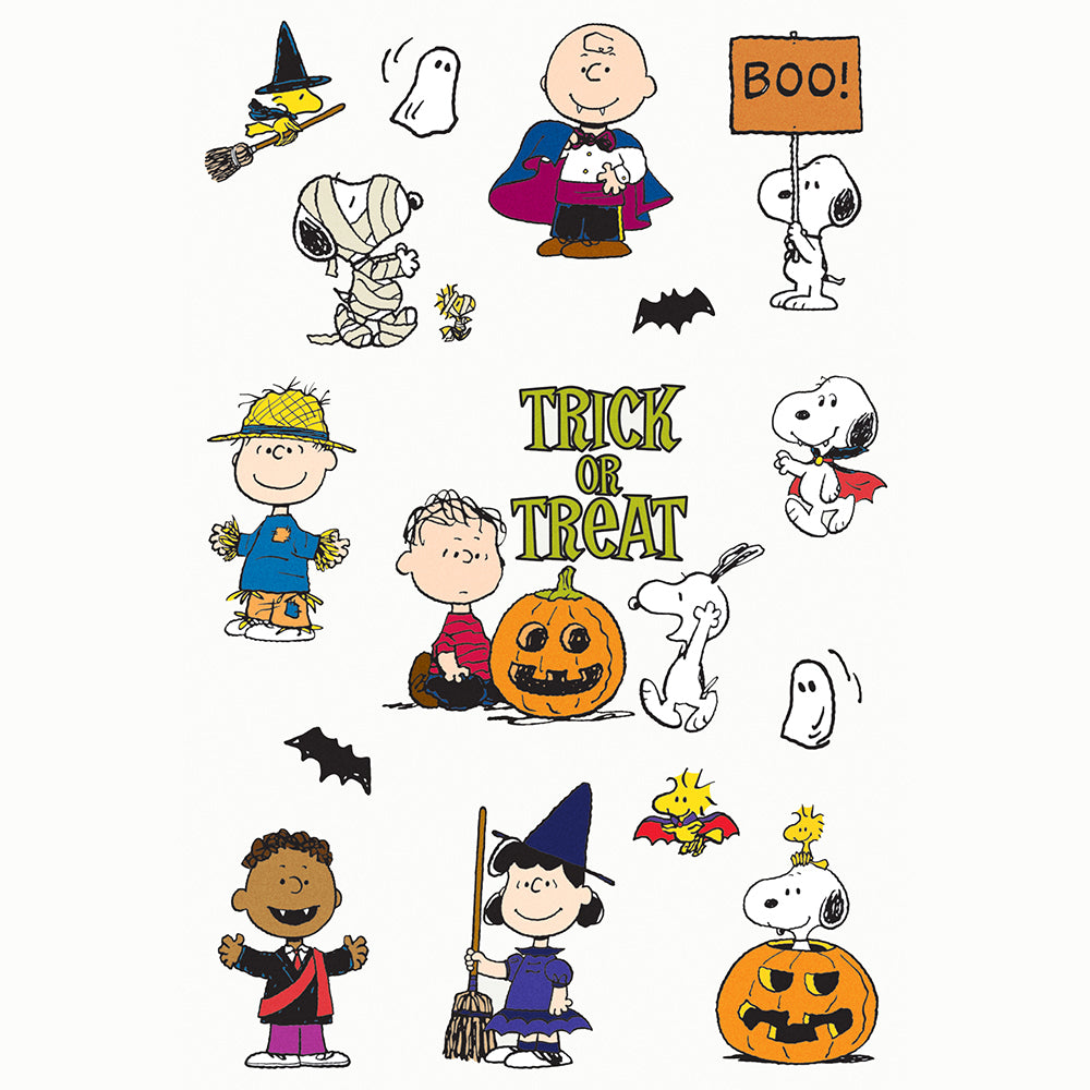 Peanuts Halloween Tattly Temporary Tattoo Sheets