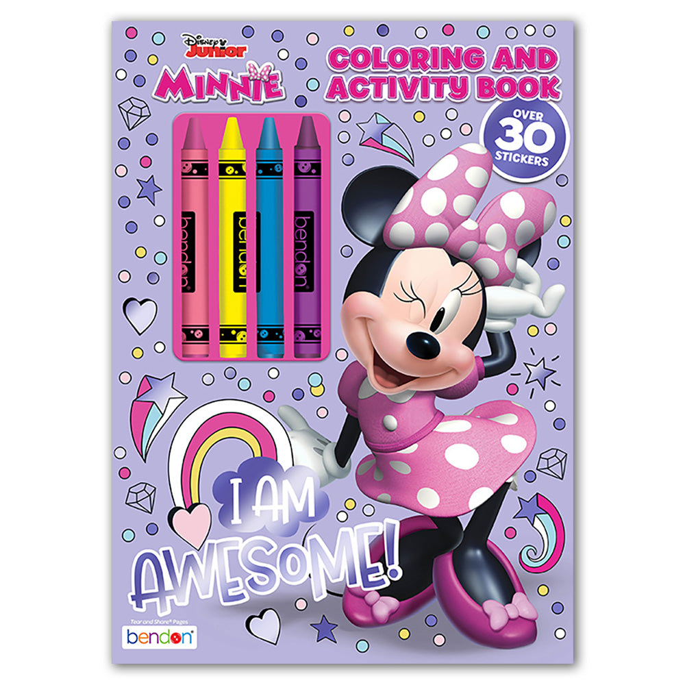 Minnie Mouse Coloring And Activity Book with Stickers