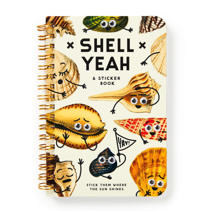 Shell Yeah Words Shell Yeah Sticker Book – Sticker Planet