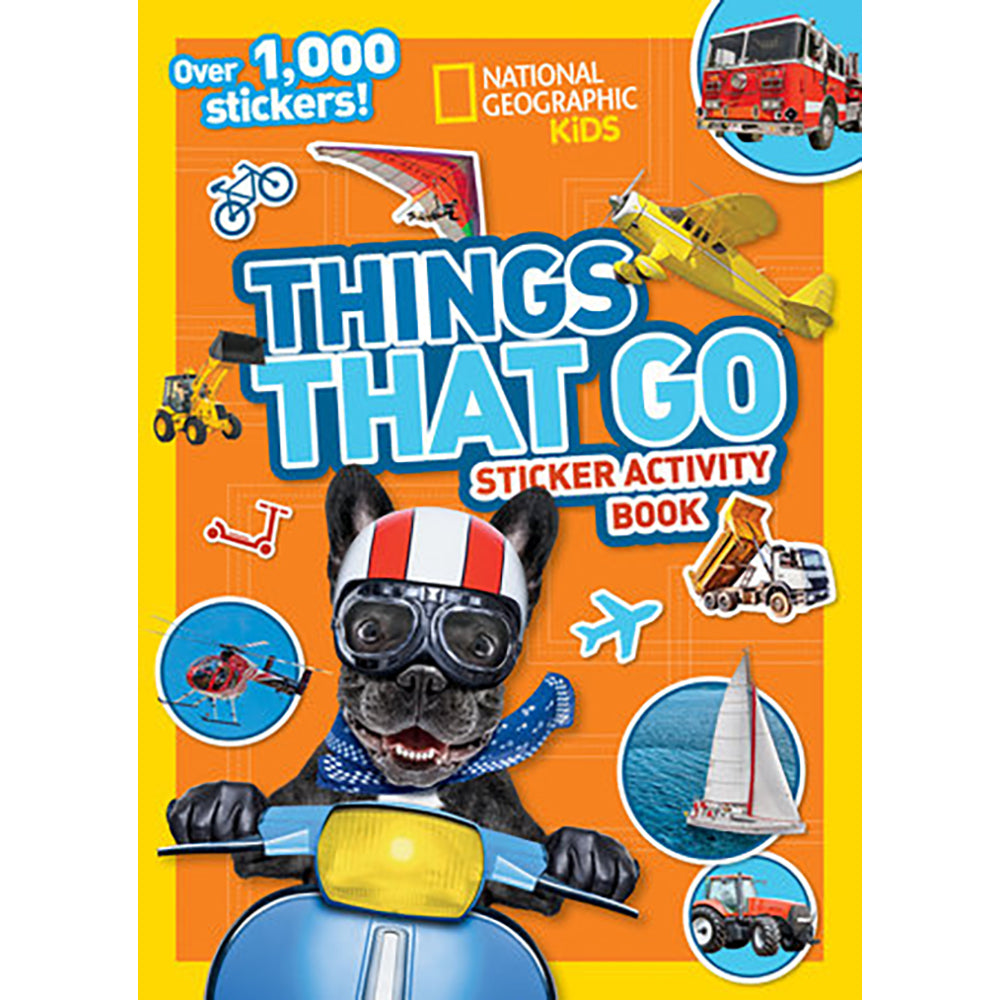 National Geographic Things That Go Sticker Activity Book