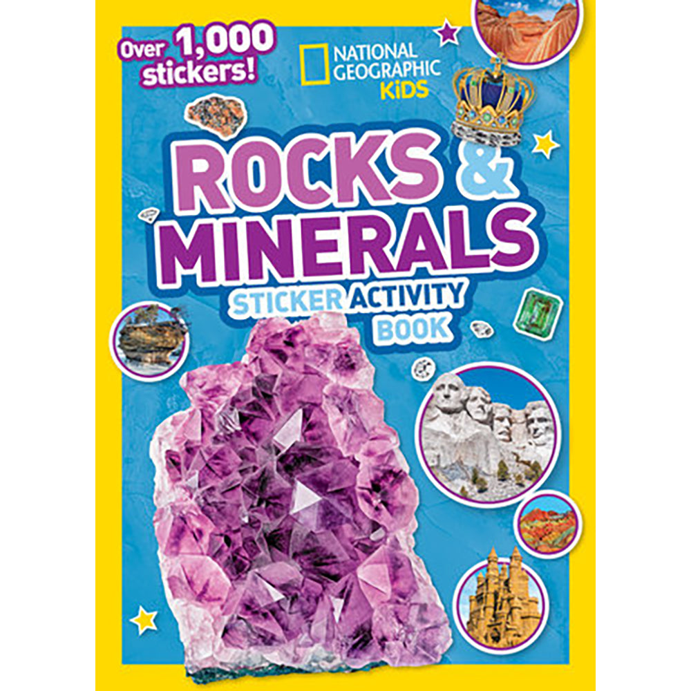 National Geographic Rocks & Minerals Sticker Activity Book