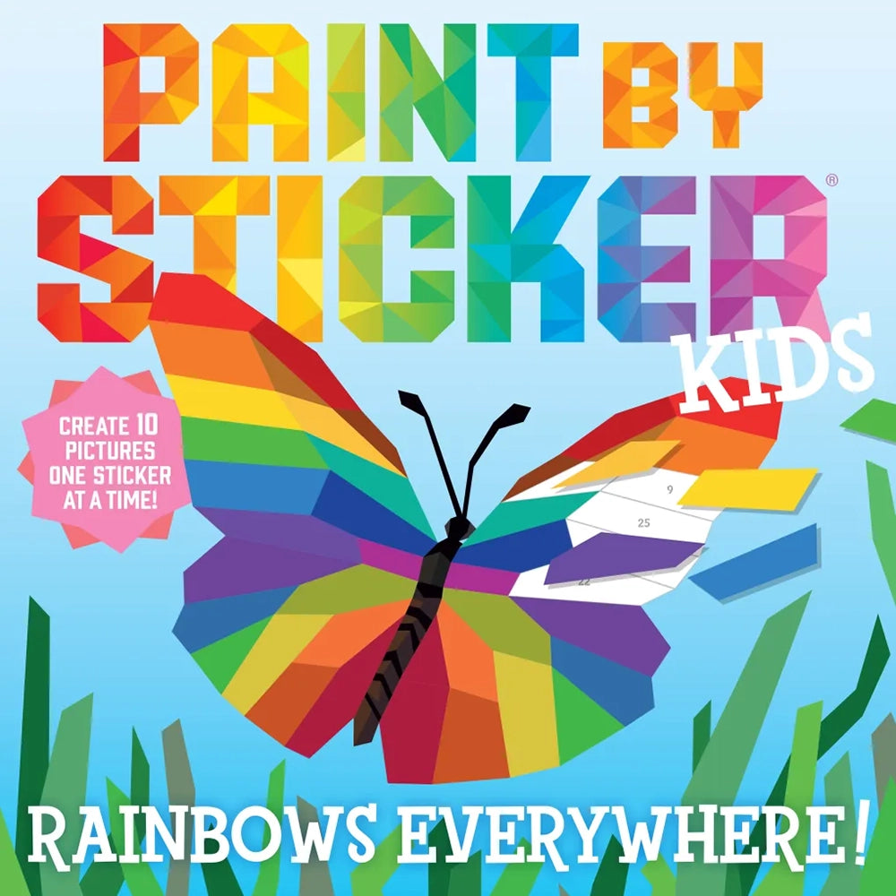 Rainbows Everywhere Paint By Sticker Book
