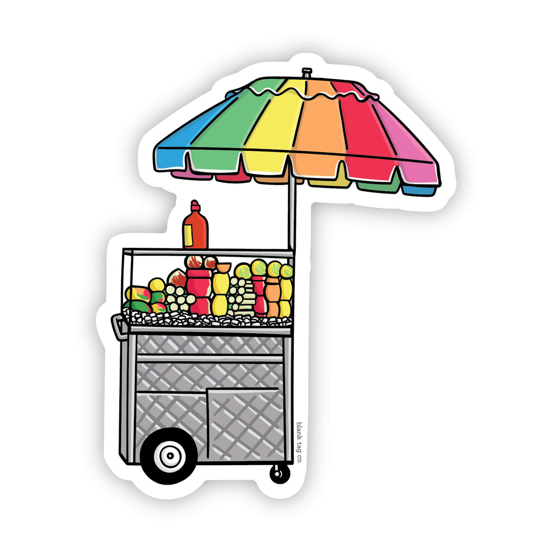 The Frutero Fruit Cart Vinyl Sticker Decal