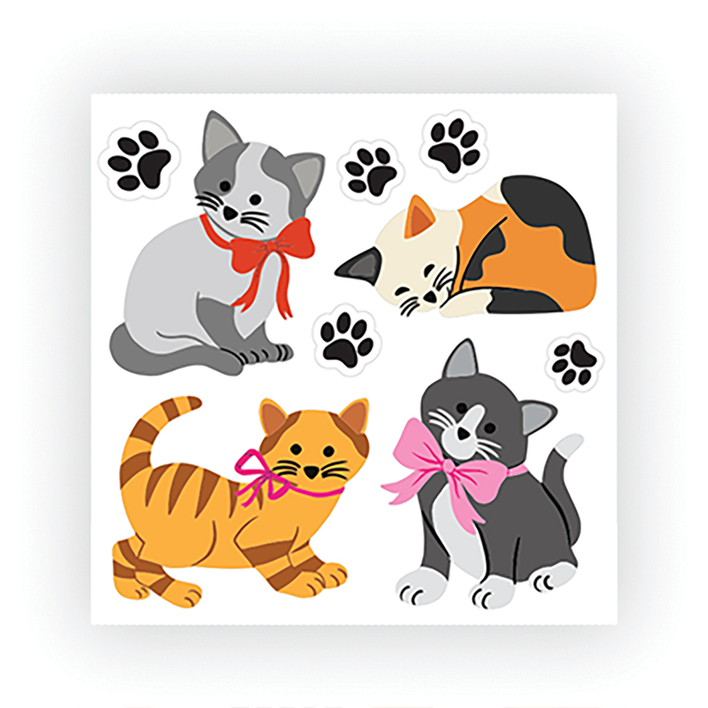 Playful Kittens Stickers