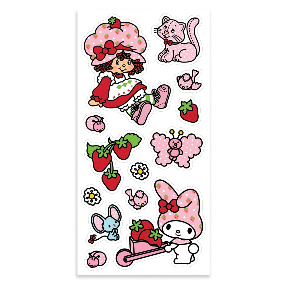 Strawberry Shortcake & My Melody Sweet Garden Stickers