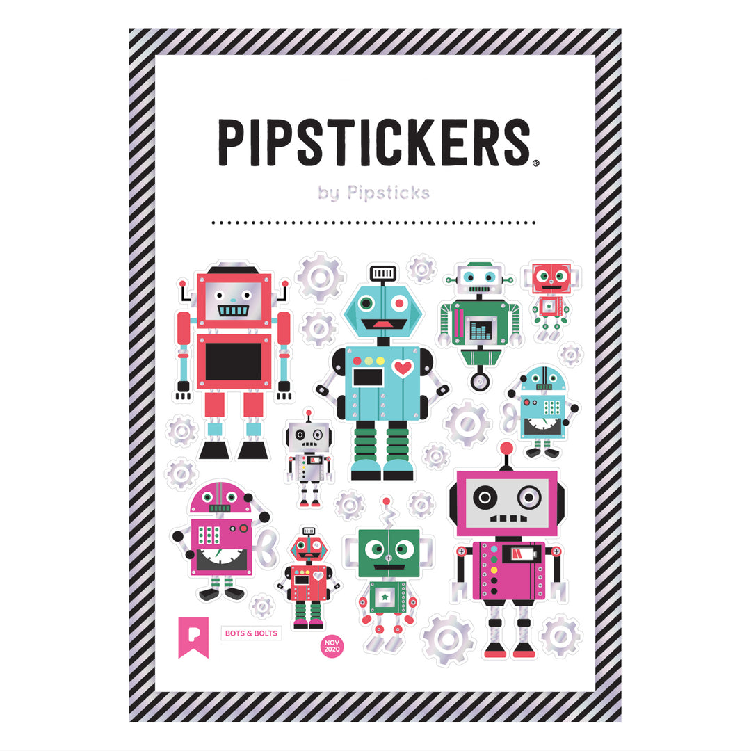 Robots Bolts Stickers