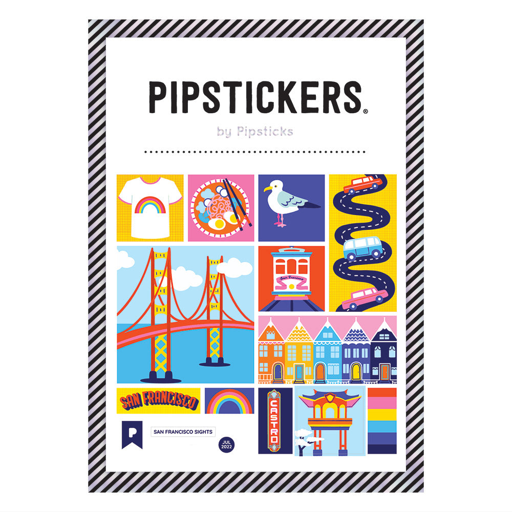 San Francisco Sights Stickers