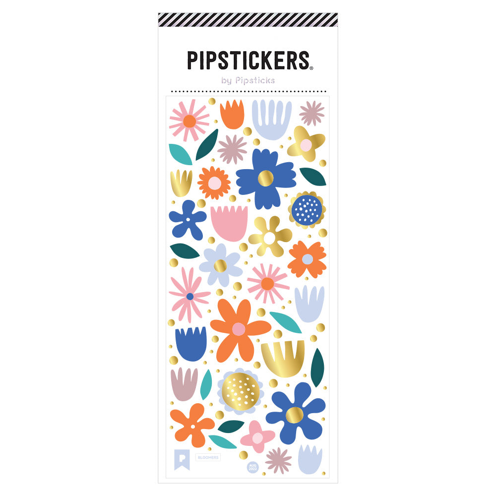 Bloomers Artistically Drawn Flower Stickers