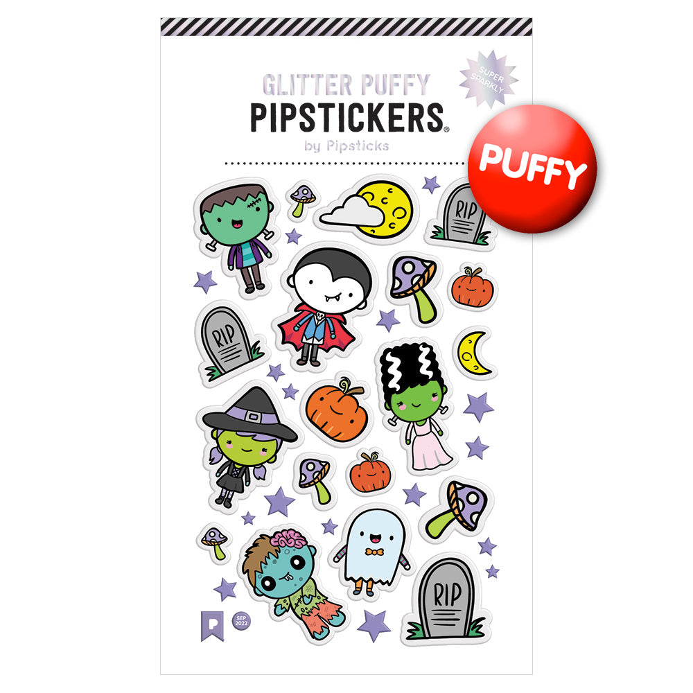 Disguised Darlings Glitter Puffy Stickers
