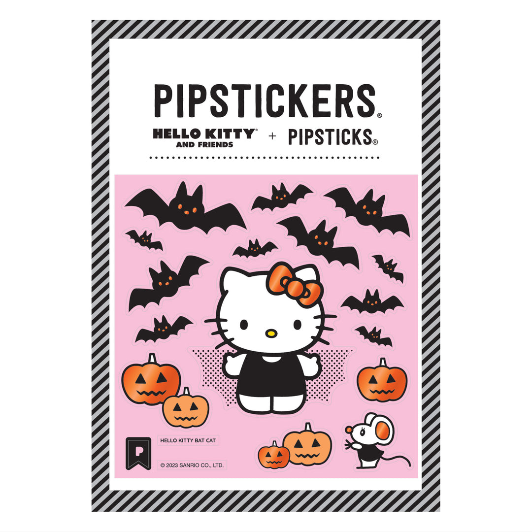 Hello Kitty Bat Cat Stickers