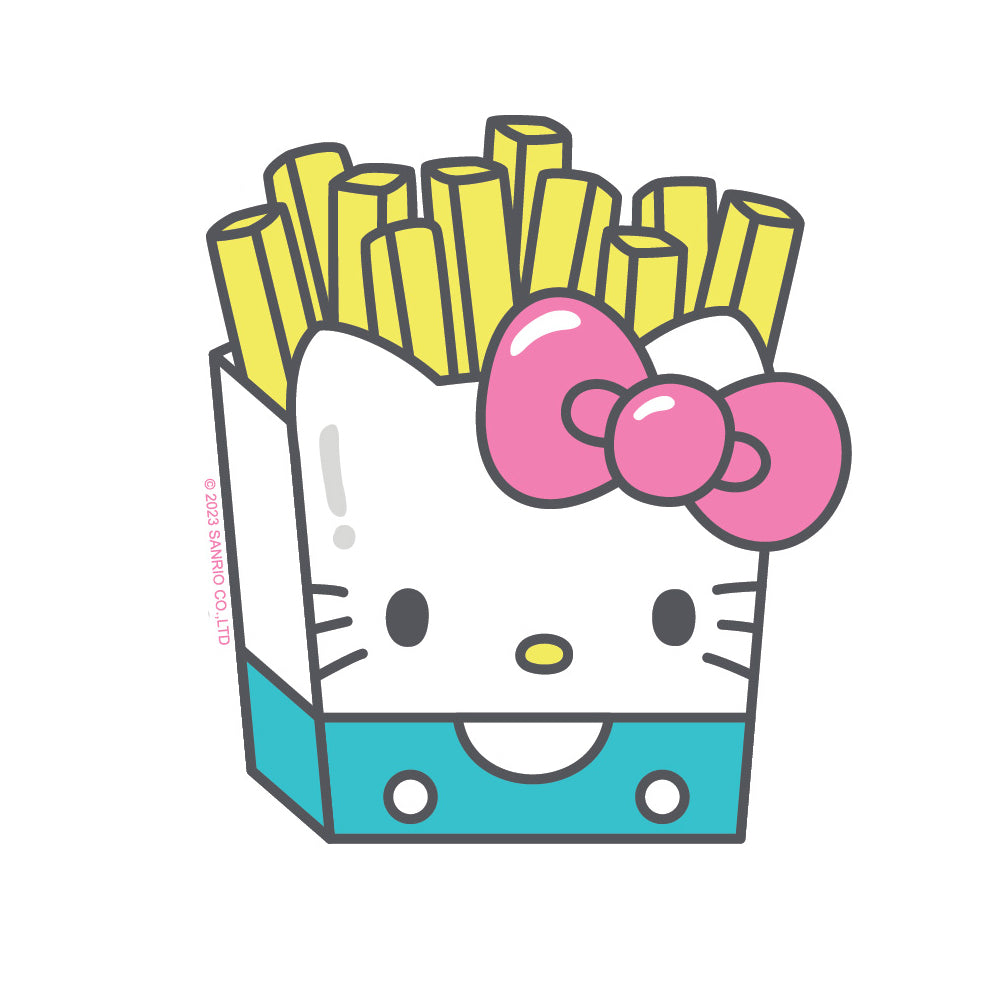 Hello Kitty Fries Vinyl Sticker Decal