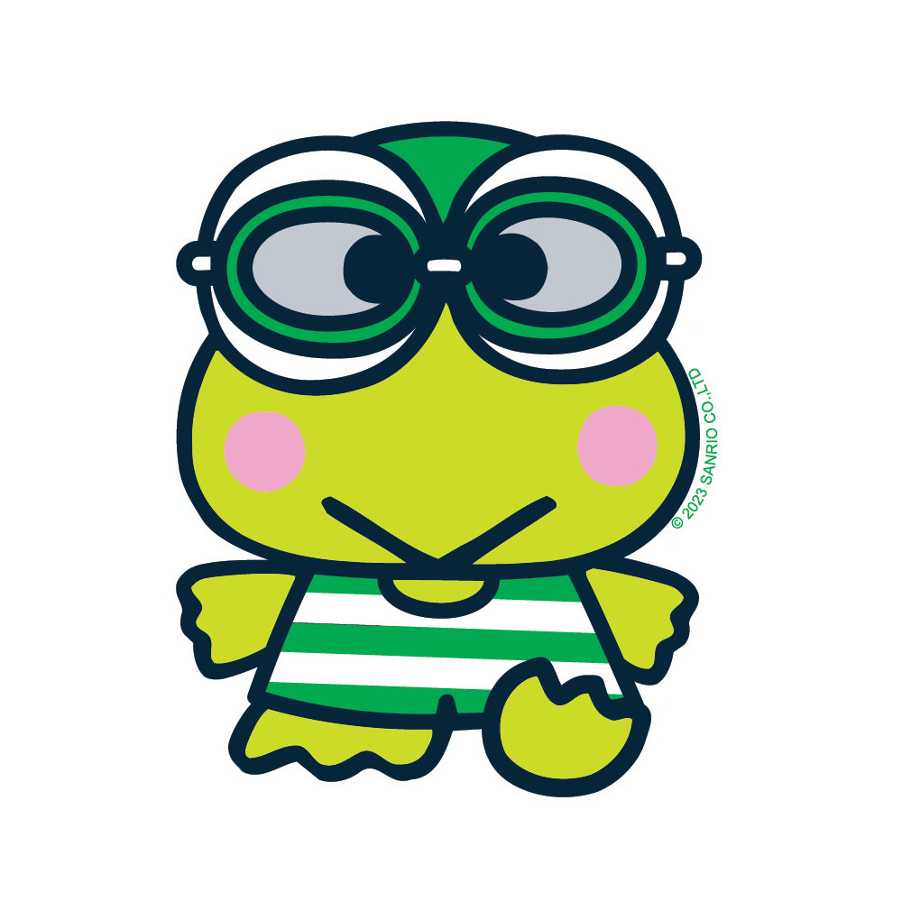 Keroppi Pro Swimmer Vinyl Sticker Decal