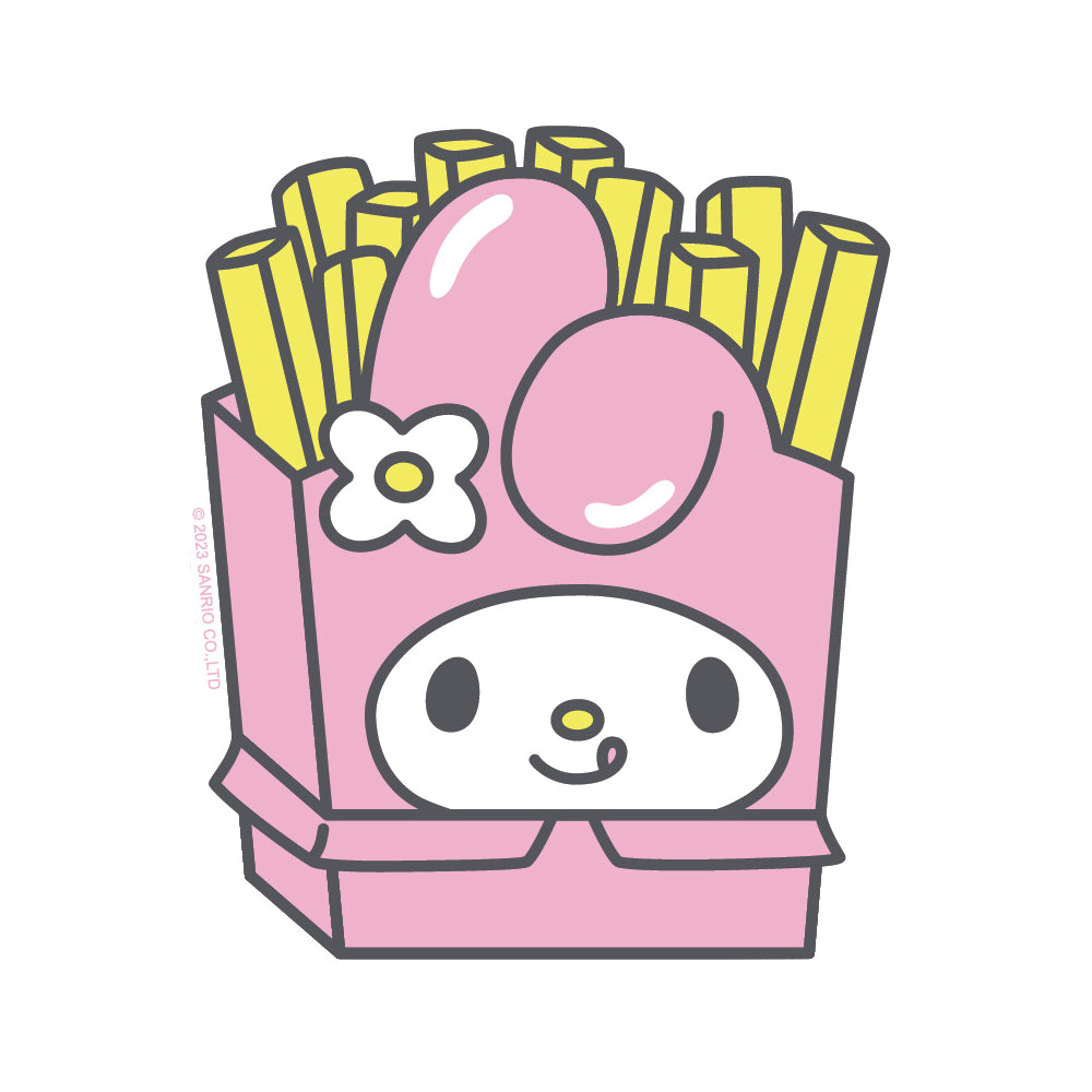 My Melody Fries Vinyl Sticker Decal