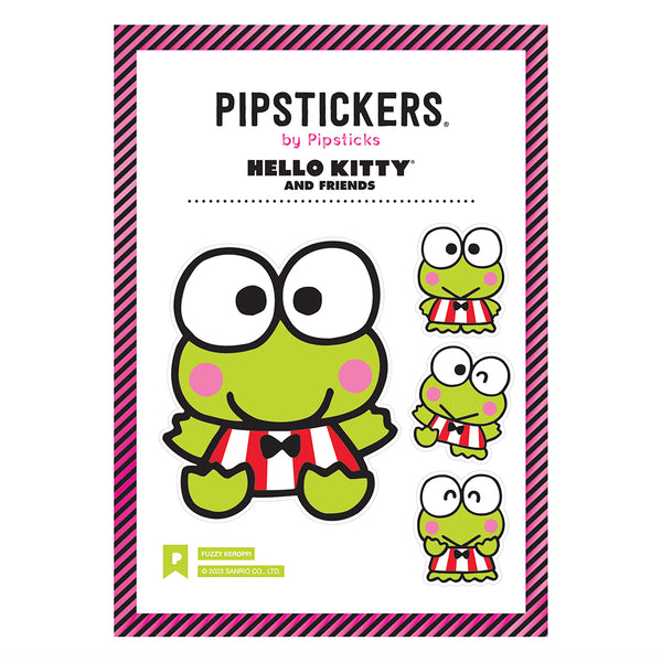 Keroppi Fuzzy Stickers – Sticker Planet