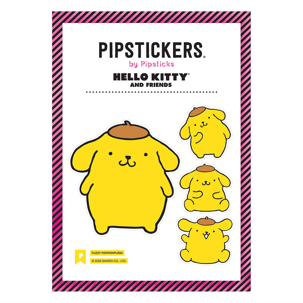 Pompompurin Fuzzy Stickers