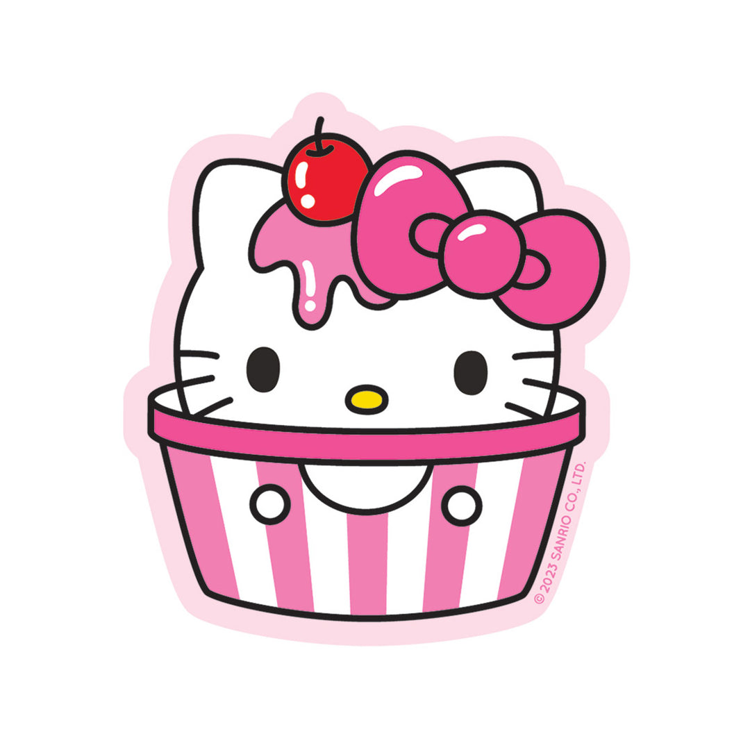 Hello Kitty Milk Cart Scratch And Sniff Stickers