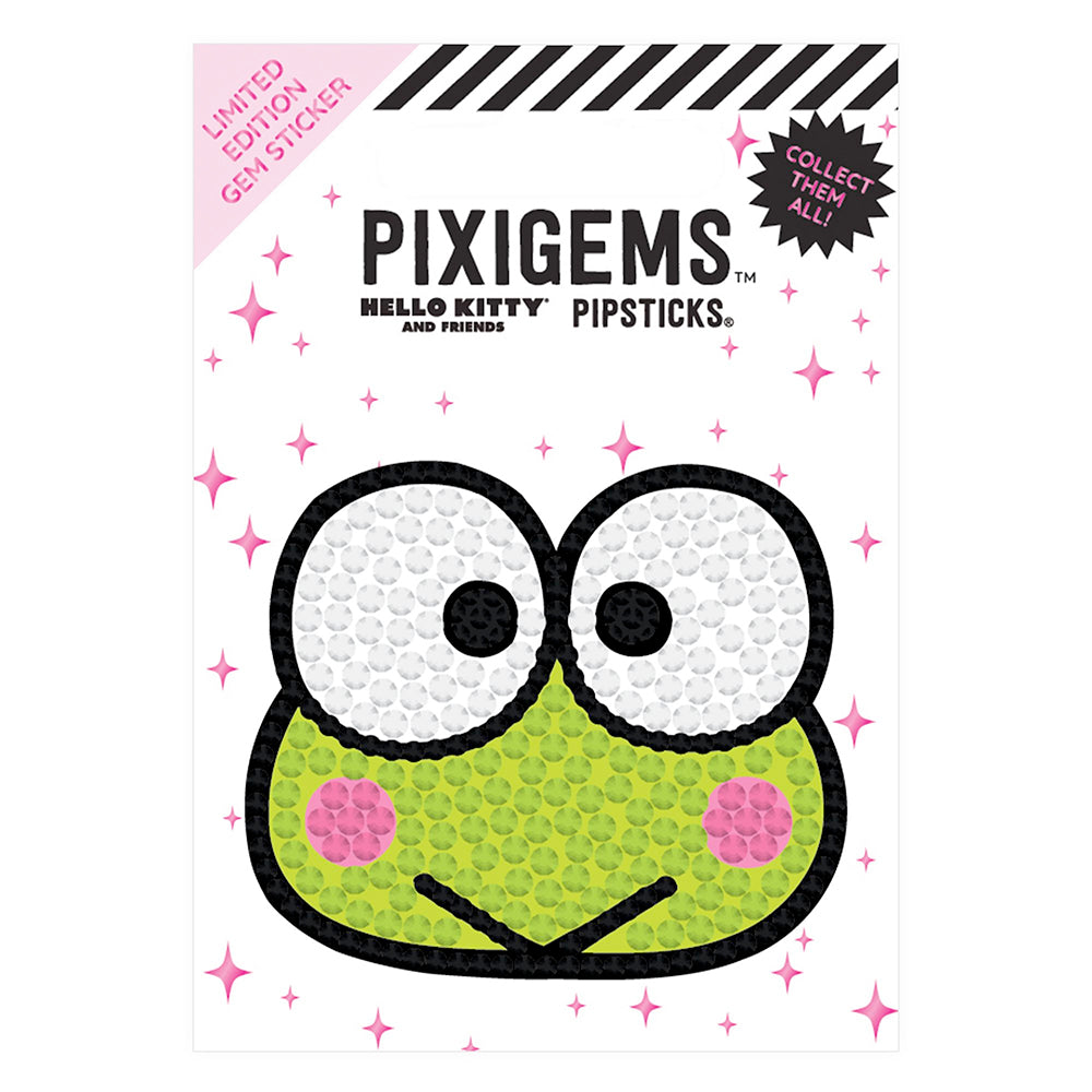 Hello Kitty & Friends Keroppi Sparkly Pixigem Sticker