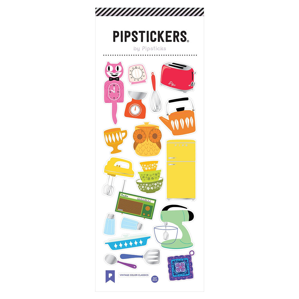Vintage Color Kitchen Classics Stickers