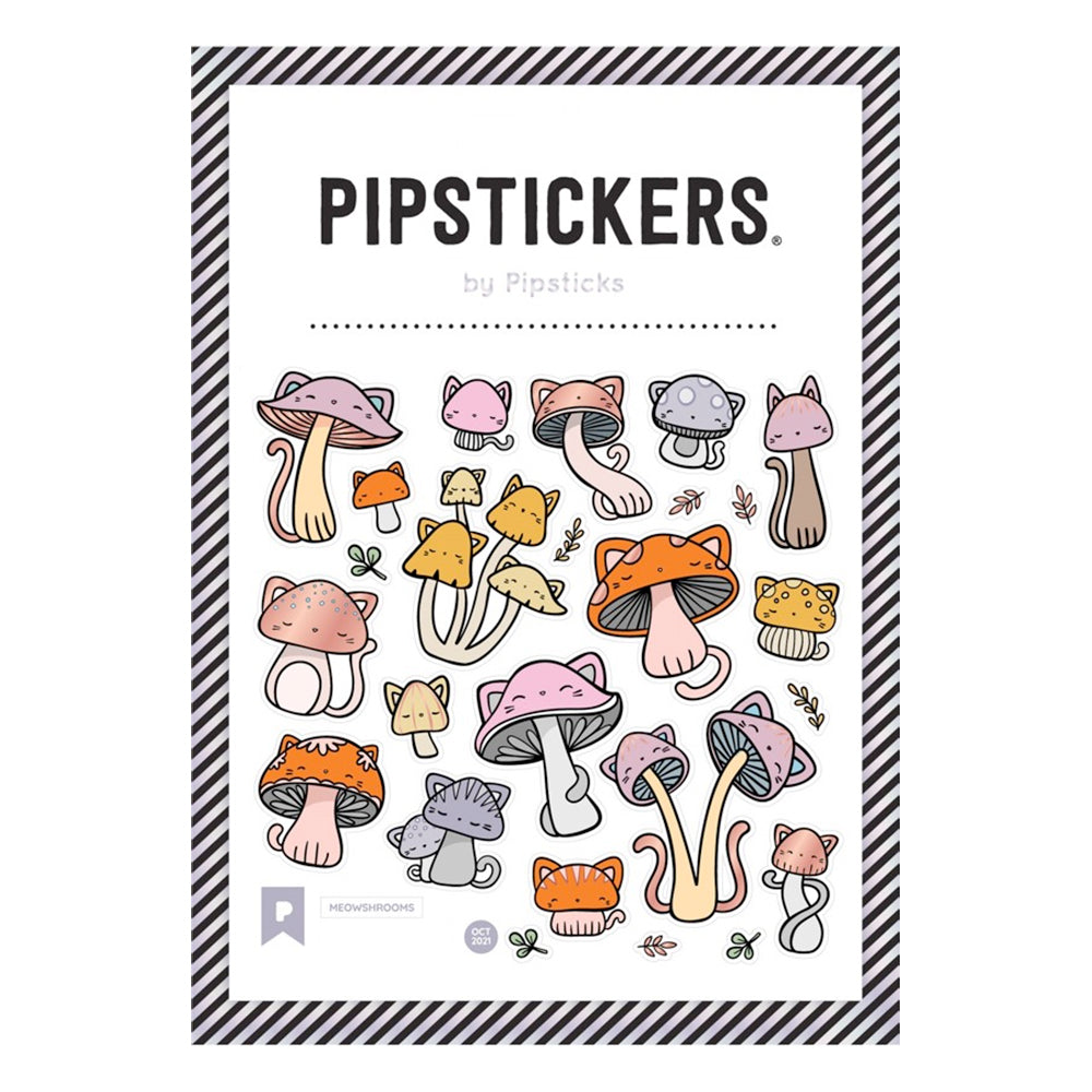 Stickers of Mushrooms That Look Like Cats
