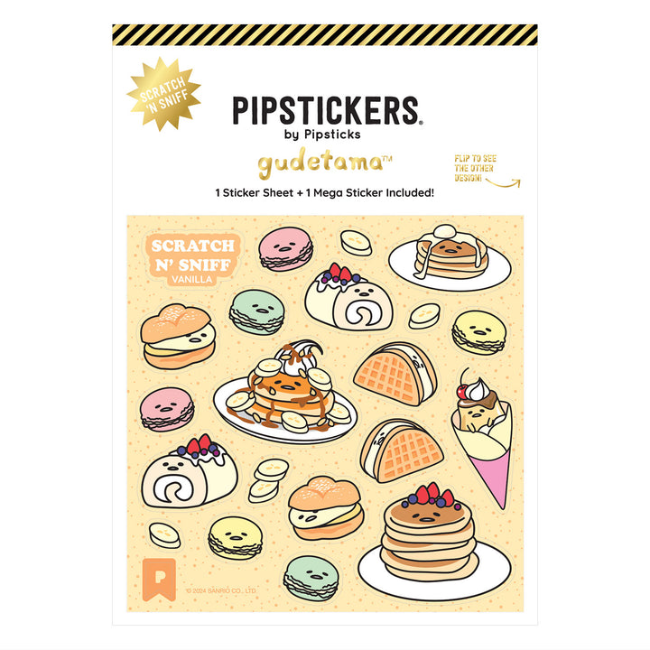 Gudetama Breakfast Buffet Scratch And Sniff Stickers