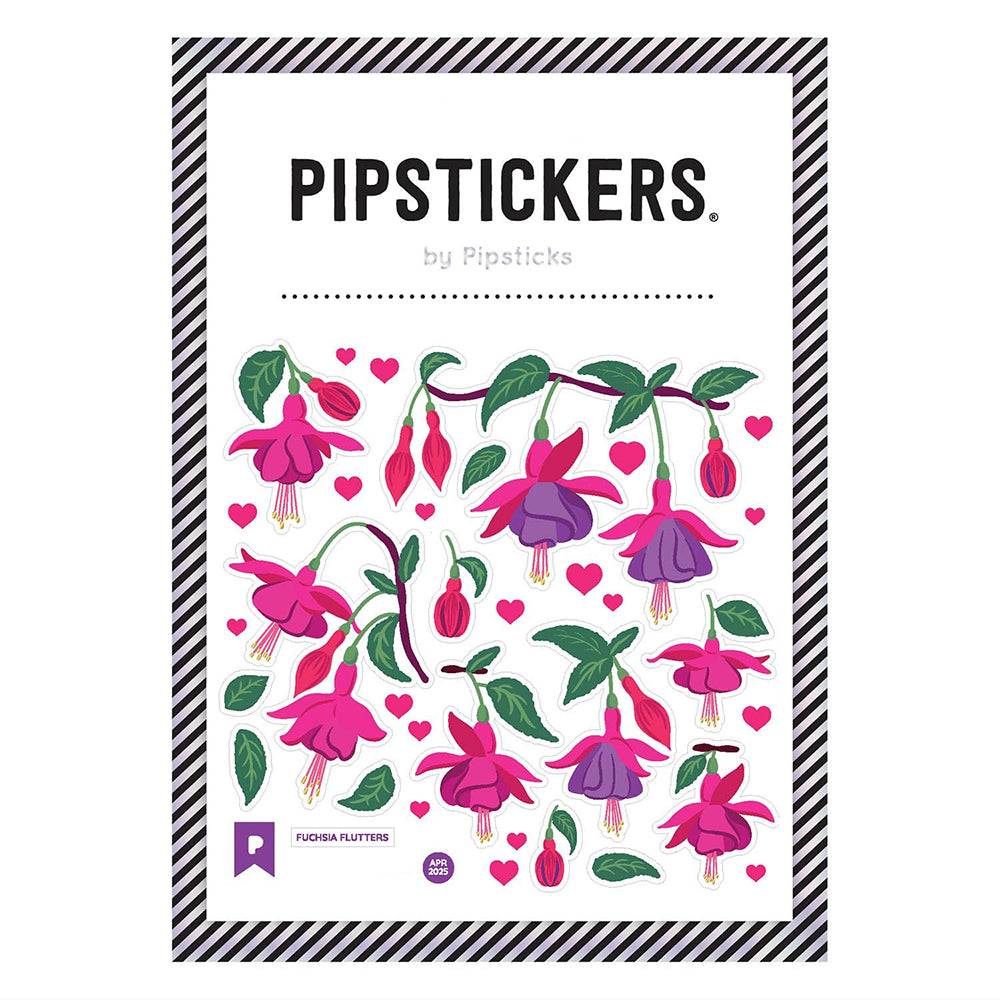 Fuchsia Floral Stickers