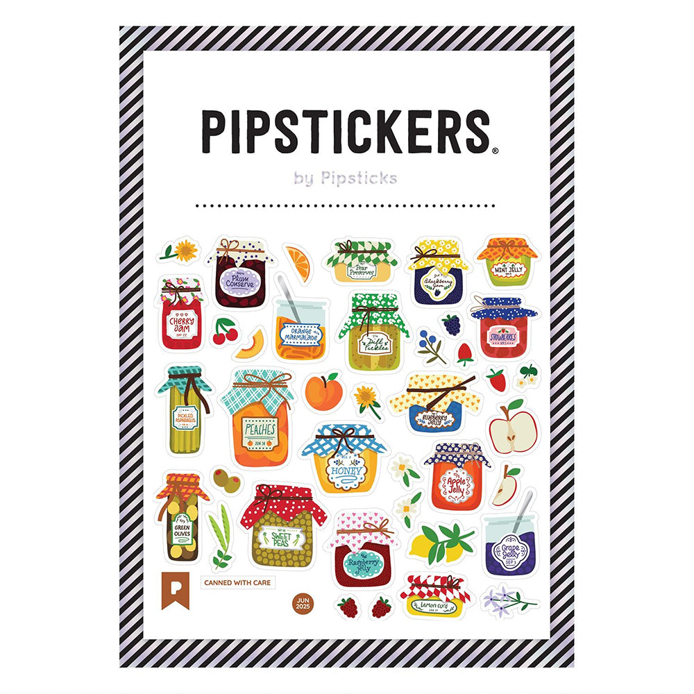 Canned With Care Food Stickers