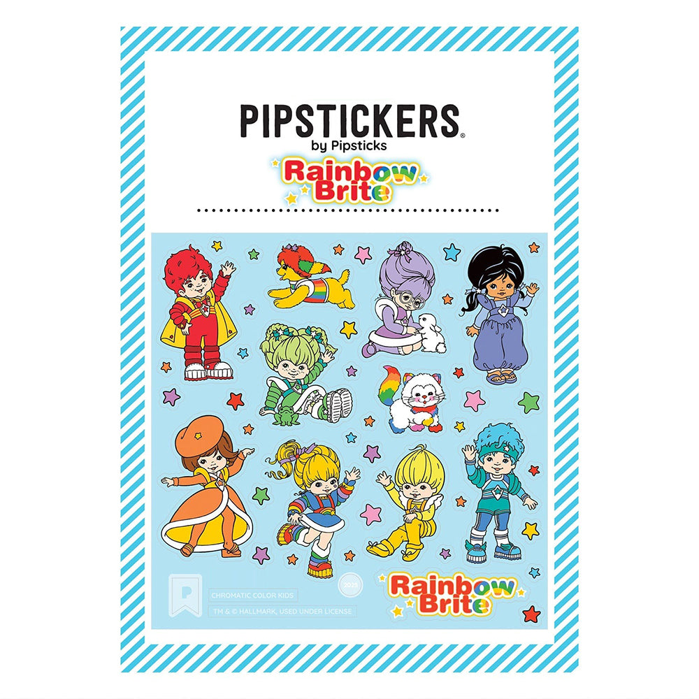 Rainbow Brite Chromatic Color Kids Stickers