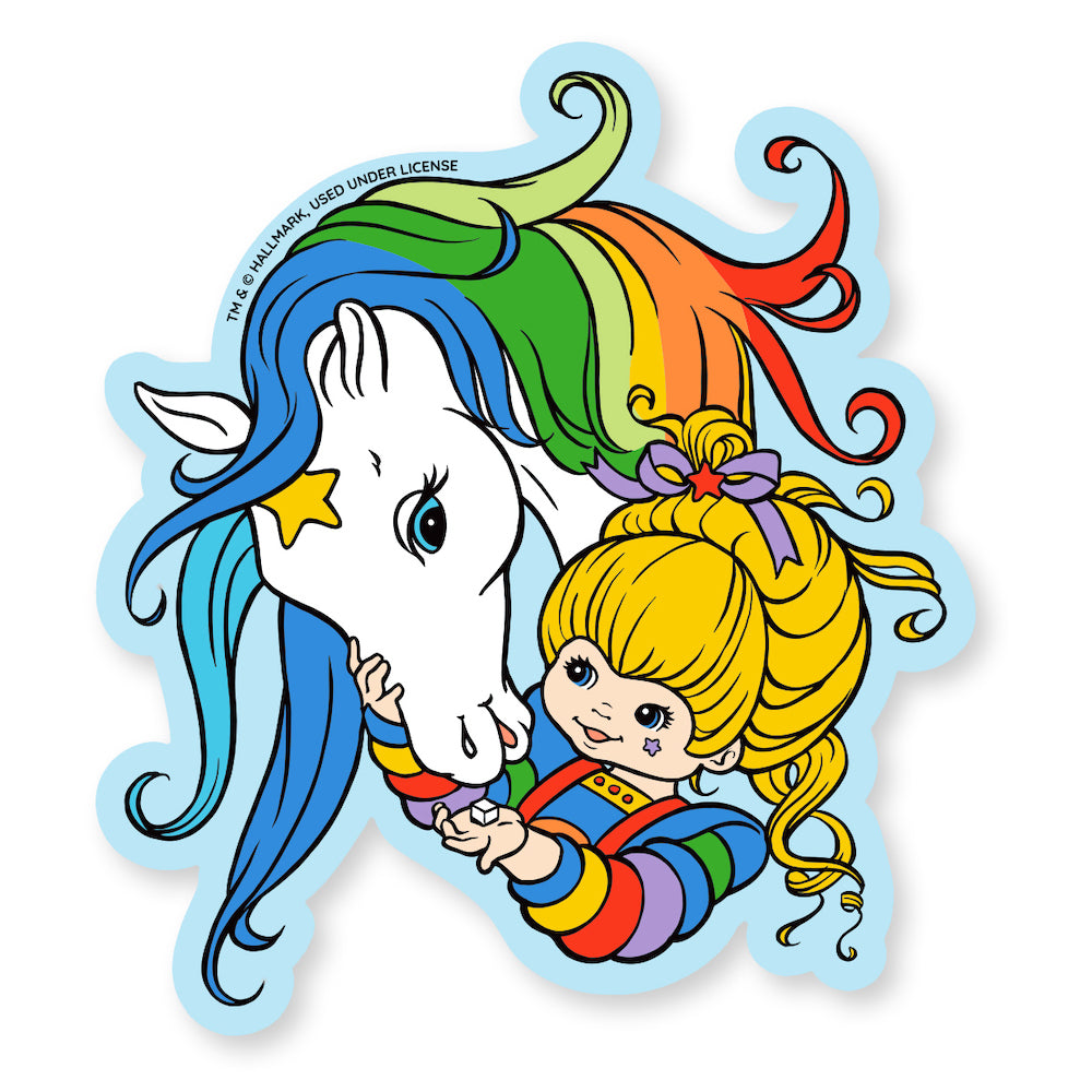 Rainbow Brite And Starlite Vinyl Sticker Decal
