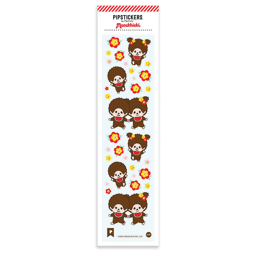 Frolicking Monchhichi  Stickers