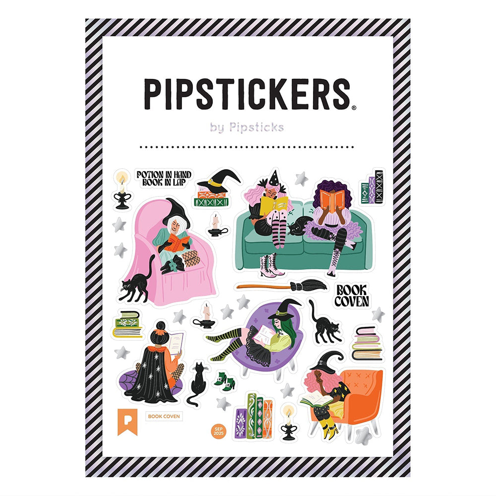 Book Coven Witch Stickers