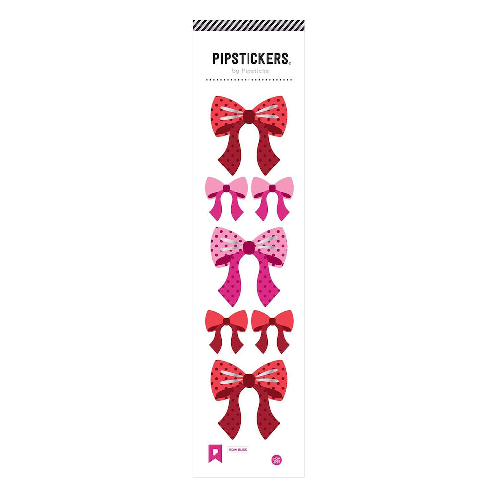 Bow Bliss Sparkly Stickers